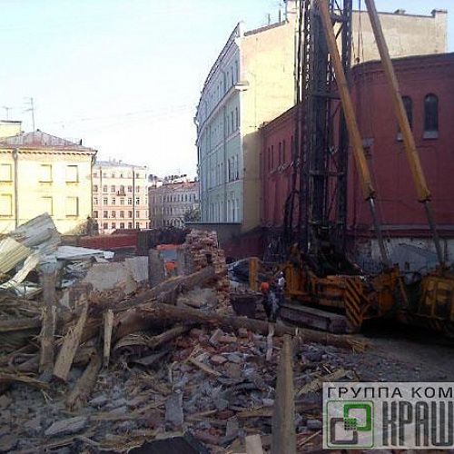 Снос и демонтаж, Редевелопмент здания и сооружения западного скоростного диаметра в г. Санкт-Петербург